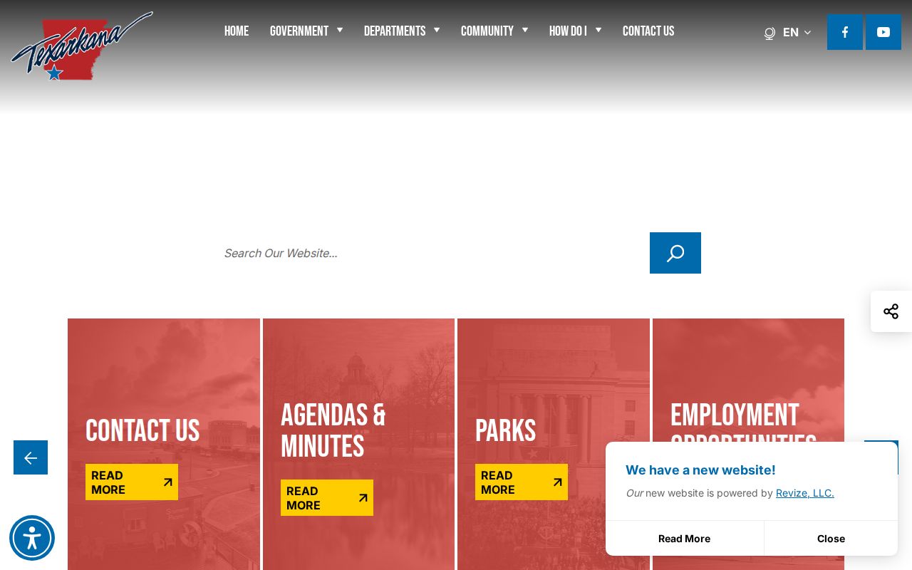 Official Texarkana Arkansas city site for local court routing